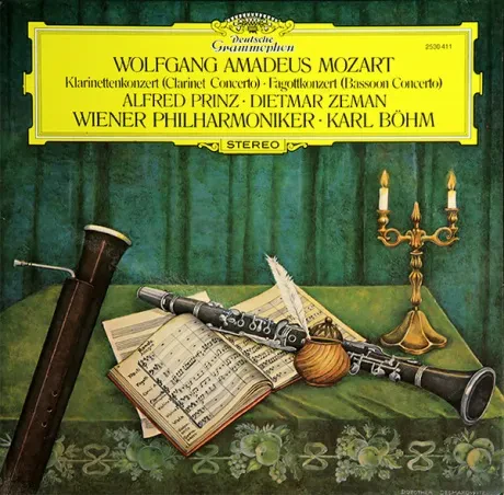 Виниловая пластинка Wolfgang Amadeus Mozart – Clarinet Concerto • Bassoon Concerto Б/У