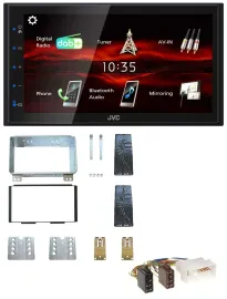 JVC USB Bluetooth MP3 DAB 2DIN Autoradio für Kia Carnival II VQ 06-11