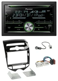 Pioneer Bluetooth MP3 DAB 2DIN USB CD Autoradio für Hyundai ix20 ab 10 autom. Kl