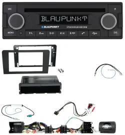 Blaupunkt Lenkrad Bluetooth DAB CD USB Autoradio für Audi A3 8P 2003-2012 Aktivs