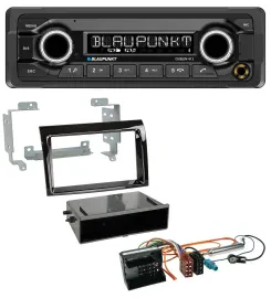 Blaupunkt MP3 Bluetooth USB AUX Autoradio für Citroen Jumper 06-11 Quadlock pian