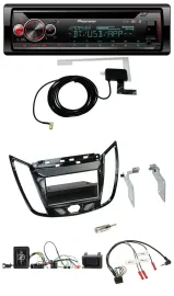 Pioneer DAB CD Lenkrad USB Bluetooth Autoradio für Ford C-Max Kuga Klavierlack s