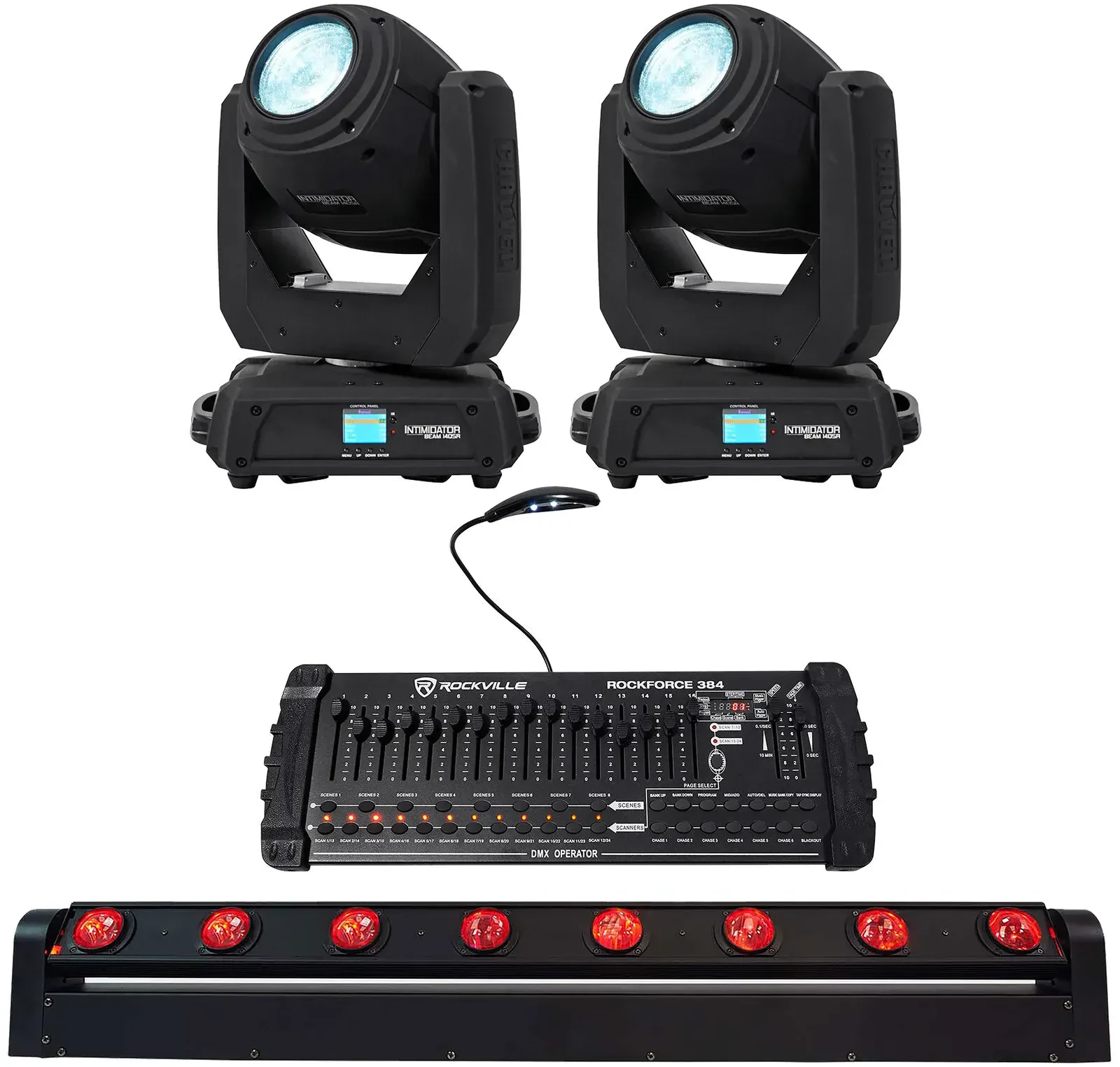 Комплект светового оборудования Chauvet DJ Intim Beam 140 SR + MOTIONSTRIP PACK