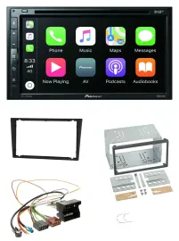 Pioneer DVD 2DIN MP3 DAB Bluetooth USB Autoradio für Opel Corsa C Signum Vectra