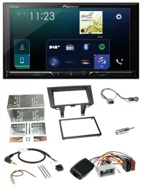 Автомагнитола Pioneer 2DIN Bluetooth USB DAB для Honda CR‑V 2006–2012 с поддержкой кнопок на руле