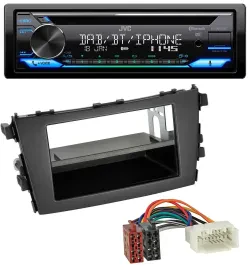 JVC Bluetooth MP3 USB DAB CD Autoradio für Suzuki Celerio (LF, ab 2014)