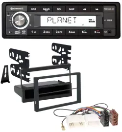 Автомагнитола для Mazda 626 (1999-2000) / MPV (1996-1999) Continental USB, 1 DIN, AUX, DAB, MP3