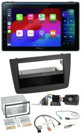 Pioneer Bluetooth DAB Lenkrad USB Autoradio für Alfa Mito 2008-2014 schwarz