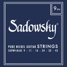 Струны для электрогитары Sadowsky Blue Label Pure Nickel 9-42