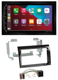 ESX 2DIN DAB USB MP3 Bluetooth Autoradio für Fiat Ducato 2006-2011 Citroen Jumpe