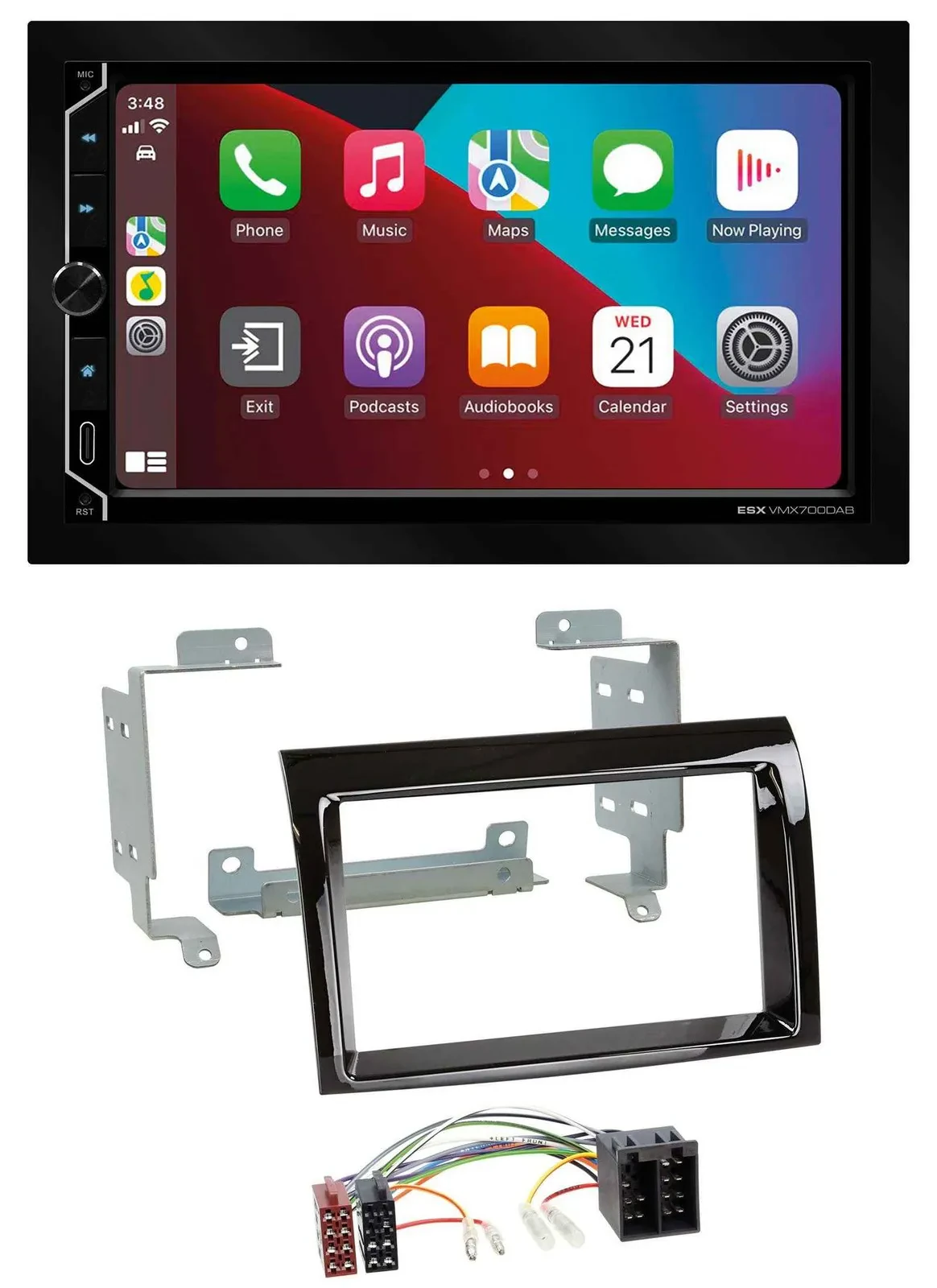 ESX 2DIN DAB USB MP3 Bluetooth Autoradio für Fiat Ducato 2006-2011 Citroen Jumpe