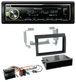 Pioneer DAB USB MP3 AUX CD Autoradio für Citroen Jumper Quadlock 06-11 schwarz P