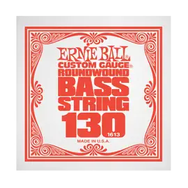 Струна для бас-гитары Ernie Ball P01613, сталь никелированная, круглая оплетка, калибр 130