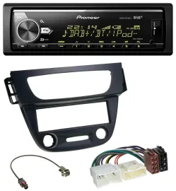 Автомагнитола Pioneer для Renault Megane 3 (2009–2014) Bluetooth, USB, DAB, MP3, черный