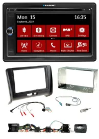 Blaupunkt Lenkrad DAB TMC 2DIN USB Bluetooth Navigation für Audi TT 2006-2014