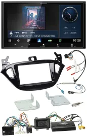 Автомагнитола Kenwood Bluetooth, 2DIN, USB, DAB, поддержка управления на руле, для Opel Adam/Corsa E (с 2013)