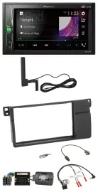 Pioneer MP3 DAB Lenkrad 2DIN Bluetooth Autoradio für BMW 3er E46 00-06 Quadlock