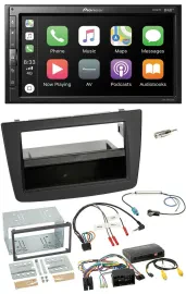 Автомагнитола Pioneer 2DIN, DAB, Bluetooth, USB для Alfa Romeo Mito (2014–2018)