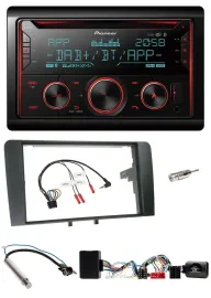 Pioneer 2DIN DAB Lenkrad Bluetooth USB CD Autoradio für Audi A3 Symphony Aktiv I