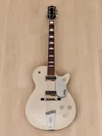 Электрогитара Gretsch Silver Silver Jet G6129-1957 SS Silver Sparkle w/case Japan 2005