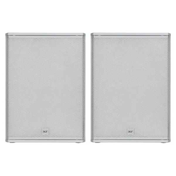 RCF SUB 18-AX W Professional 18" Active Powered Subwoofers Sub White Pair