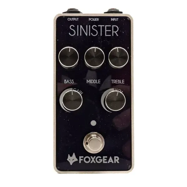 Педаль эффектов для электрогитары Foxgear Sinister Distortion Pedal