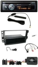 Автомагнитола для Chevrolet Aveo/Captiva Pioneer CD, USB, Bluetooth, DAB, совместимая с управлением на руле