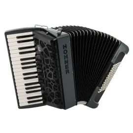 Hohner BRAVO MyColor III 72 Chromatic Piano Key Twilight Granite Gray Accordion