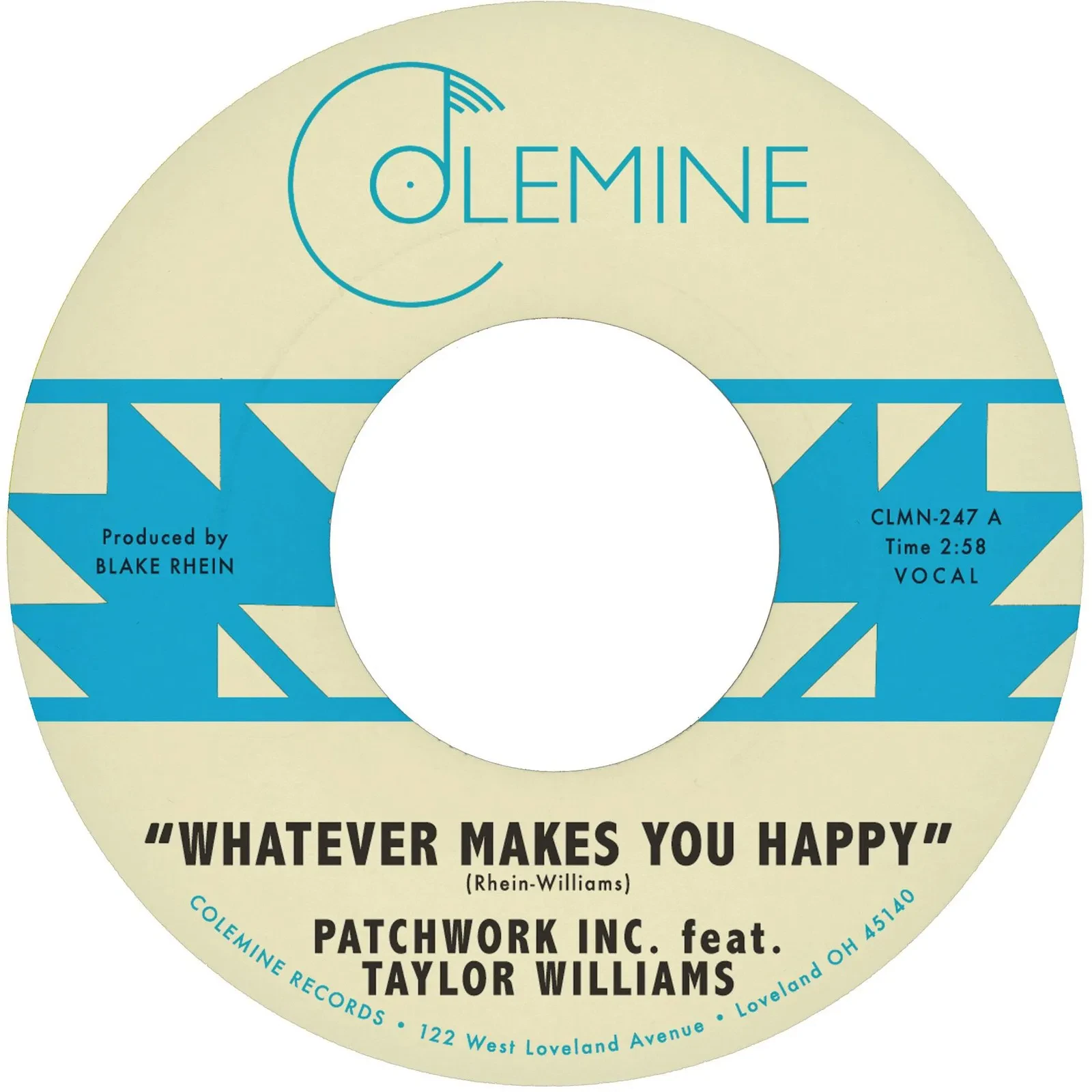 Виниловая пластинка Patchwork Inc. – Whatever Makes You Happy / Last Forever (Релиз 2025)