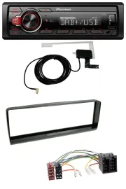 Автомагнитола Pioneer 1 DIN, MP3, DAB, USB, AUX для Alfa Romeo 156 (1997–2001)