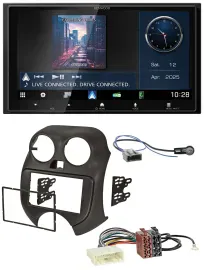 Kenwood Bluetooth 2DIN USB DAB MP3 Autoradio für Nissan Micra (10-13)