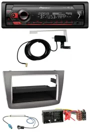 Автомагнитола для Alfa Romeo Mito (с 2014) Pioneer DAB/USB/MP3/Bluetooth серебристая