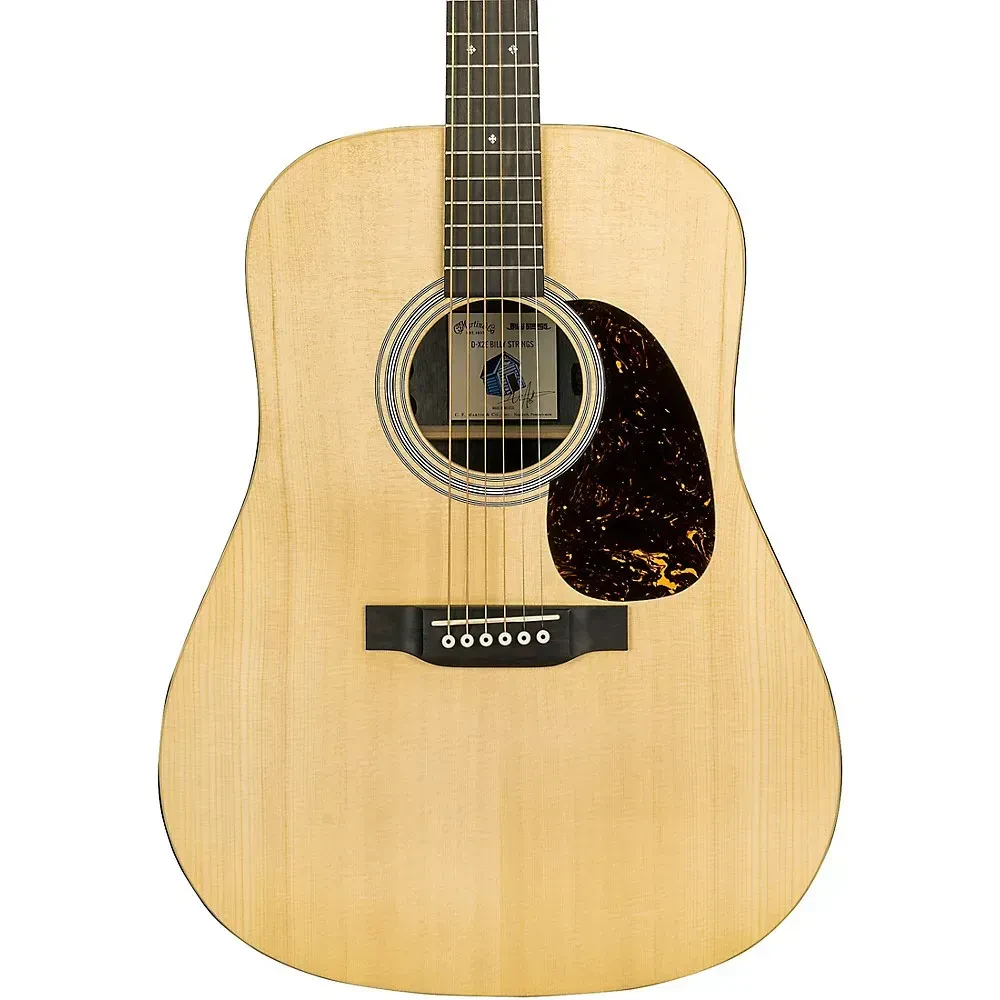 Электроакустическая гитара Martin Guitars Billy Strings Signature D-X2E Dreadnought, Natural, 6-струнная, с чехлом