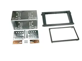 Einbaurahmen Set Doppel DIN Autoradio für Porsche Cayenne 9PA 2002-2010