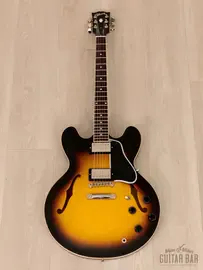Полуакустическая электрогитара Gibson Memphis ES-335 Dot Figured Sunburst USA 2008  w/57 Classic PAFs, COA, Case