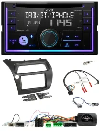 JVC Lenkrad USB 2DIN DAB Bluetooth CD Autoradio für Honda Civic 2006-2012