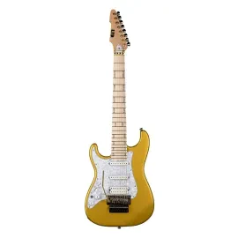 ESP LTD JRV 8FR Javier Reyes Left Handed Signature B Stock Metallic Gold Guitar