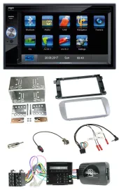 Blaupunkt SD Bluetooth 2DIN MP3 USB Lenkrad Autoradio für Ford Mondeo S-Max Prof