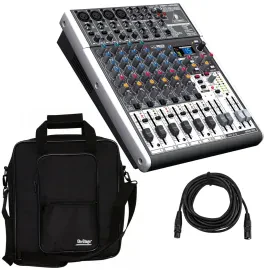 Behringer XENYX X1204USB Premium 12-Input 2/2-Bus Mixer with XENYX Mic Preamps a
