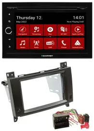 Blaupunkt MP3 DVD Bluetooth DAB 2DIN USB Autoradio für Mercedes B- A-Klasse 04-1