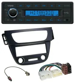 Автомагнитола для Renault Megane 3 VDO Bluetooth, USB, AUX, MP3 черная