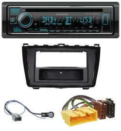 Автомагнитола для Mazda 6 (2008–2012) Kenwood MP3 Bluetooth DAB USB CD, глянцевая