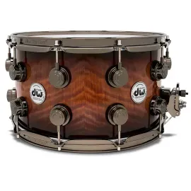 DW Collector's SSC Vavona Exotic Snare Drum 14 x 8 in. Candy Black Burst Lacquer