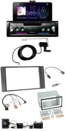 Pioneer DAB Bluetooth Lenkrad USB Autoradio für Ford Kuga 2008-2012 anthrazit