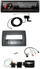 Pioneer MP3 Lenkrad CD DAB USB Autoradio für Fiat Stilo 2001-2007 Profi Ablage