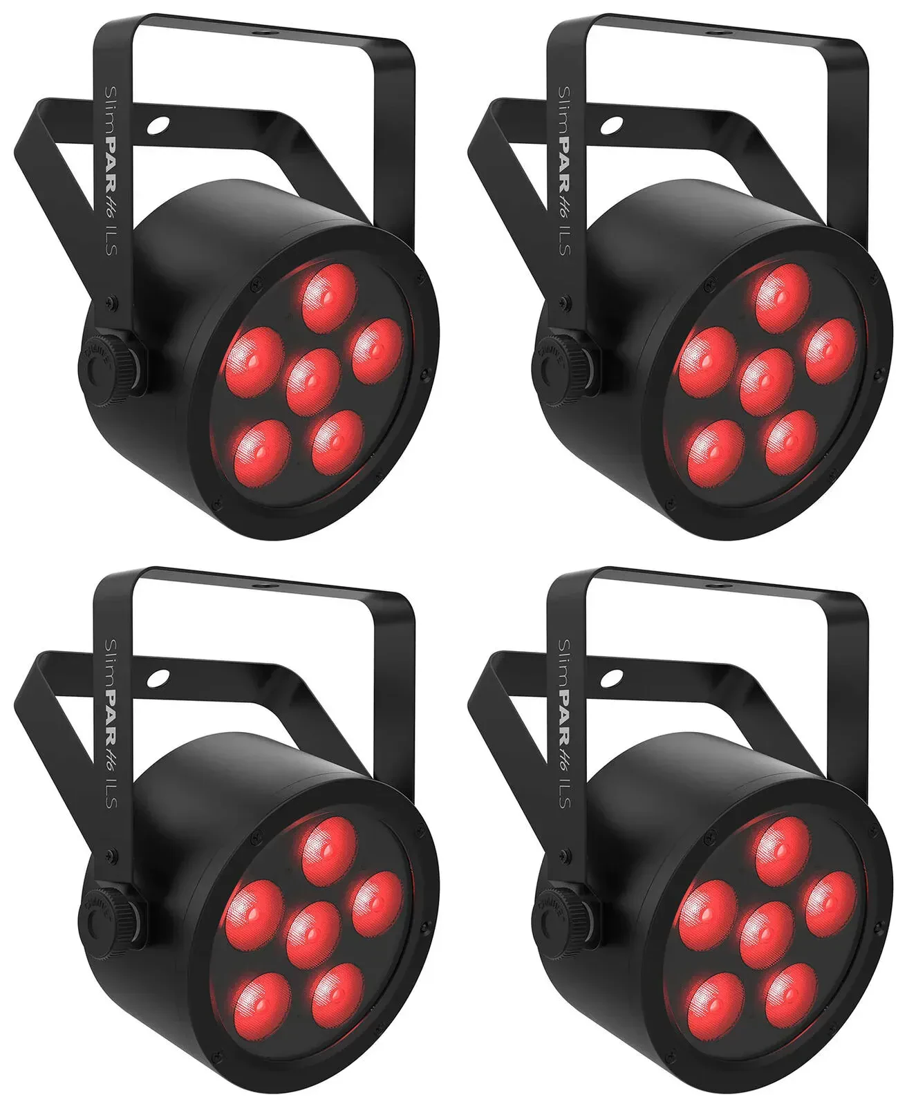 Светодиодный прибор Chauvet DJ SlimPAR H6 ILS RGBAW+UV LED DMX (4 штуки)