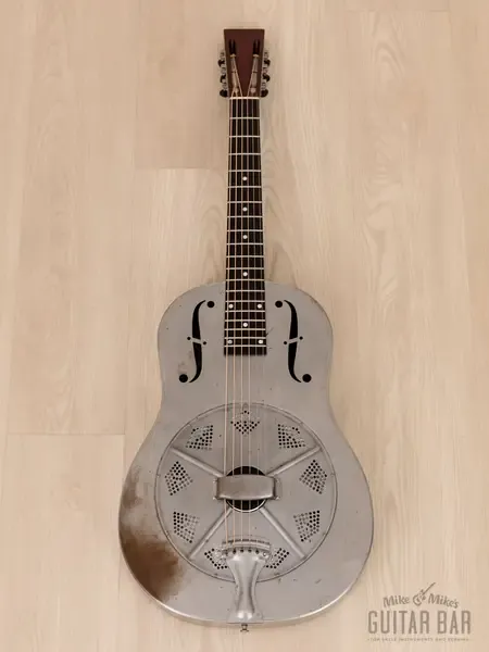 Резонаторная гитара National Raw Series Roundneck Resonator Custom-Ordered Features USA 2021 w/Case