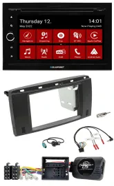 Blaupunkt 2DIN Lenkrad Bluetooth USB TMC DAB Navigation für Mercedes R-Klasse 20