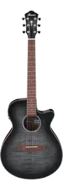 Электроакустическая гитара Ibanez AEG70 Transparent Charcoal Burst High Gloss