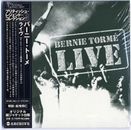 BERNIE TORME - Live (CD, Japan)